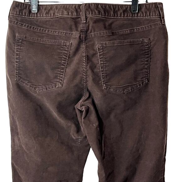 EDDIE BAUER Women's Slightly Curvy Straight Leg Indigo Brown‎ Jeans Sz  8 - Picture 4 of 7